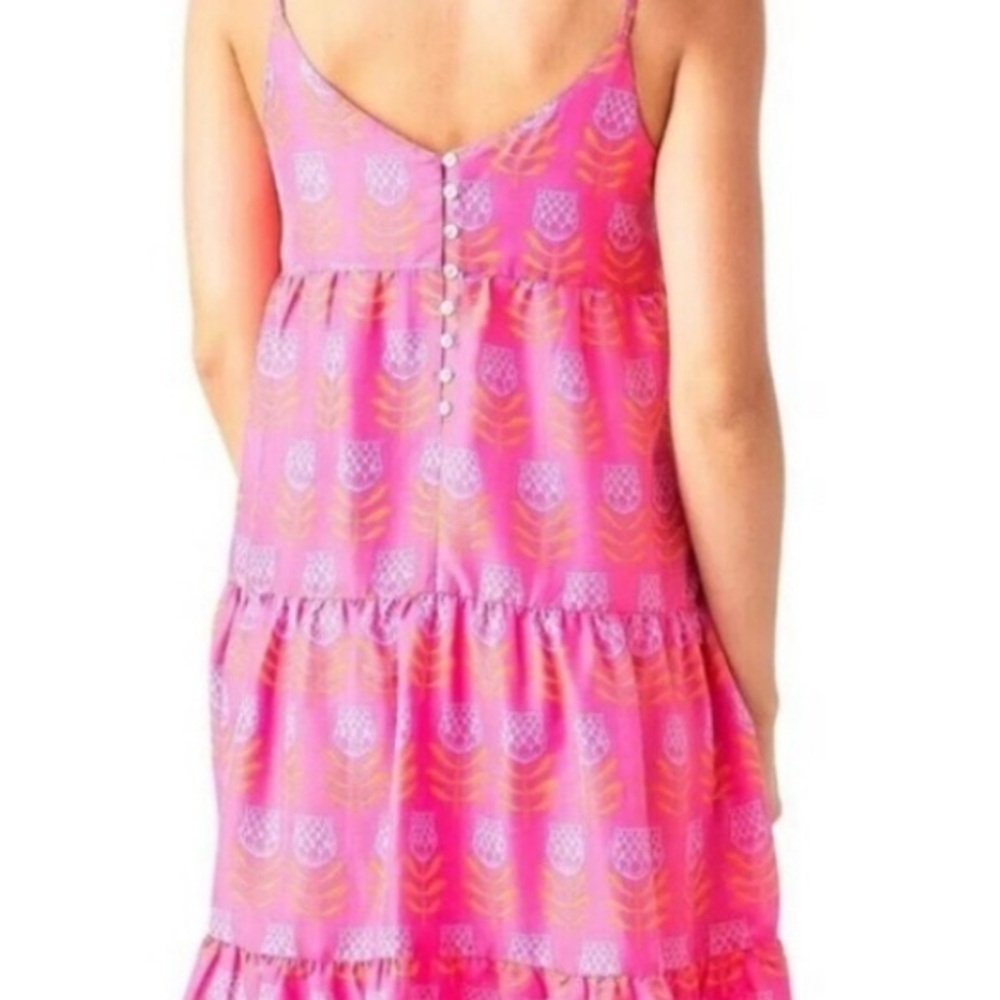Pink Floral Mini Dress - Picture 3 of 7